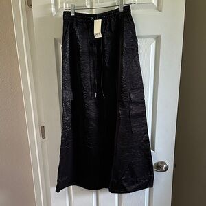 Bar III Shimmering Black Skirt XS NWT